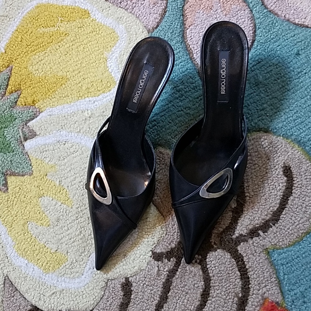 Black Kitten Heels